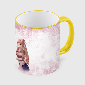 Кружка с принтом Doki Doki Literature Club | Monika и Yuri (Z) в городе Новоалтайск, керамика | ёмкость 330 мл | doki doki | doki doki literature club | monika | natsuki | sayori | team salvato | yuri | доки | доки доки | литературный клуб | моника | нацуки | саёри | юри