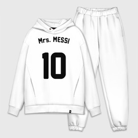 Мужской костюм хлопок OVERSIZE с принтом Mrs. MESSI 10 в городе Новоалтайск,  |  | argentina | barca | barcelona | fc barcelona | lionel messi | spain | sport | uefa | аргентина | барса | барселона | золотой мяч | игрок | испания | камп ноу | лео месси | лионель месси | мяч | спорт | тренер | уефа 