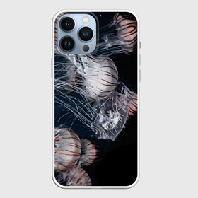Чехол для iPhone 13 Pro Max с принтом Медузы в городе Новоалтайск,  |  | Тематика изображения на принте: глубина | медузы | море | морские обитатели | океан | подводный мир