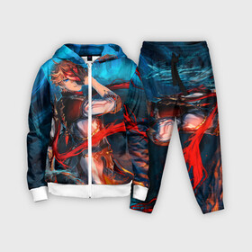 Детский костюм 3D с принтом Tartaglia art в городе Новоалтайск,  |  | art | fanart | game | genshin | impact | tartaglia | тарталья