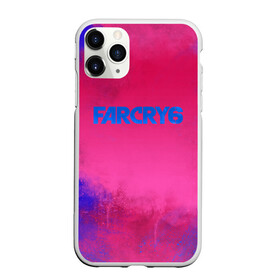 Чехол для iPhone 11 Pro Max матовый с принтом Far Cry 6 в городе Новоалтайск, Силикон |  | far cry 6 | дым | игра | лого | надпись | частицы