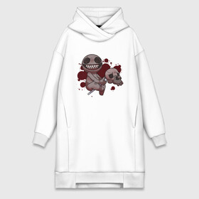 Платье-худи хлопок с принтом The Binding of Isaac в городе Новоалтайск,  |  | the binding of isaac | жертвоприношение исаака | жуткое | кровь