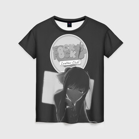 Женская футболка 3D с принтом Doki Doki Literature Club! в городе Новоалтайск, 100% полиэфир ( синтетическое хлопкоподобное полотно) | прямой крой, круглый вырез горловины, длина до линии бедер | anime girls | doki doki literature club | monika | аниме девушки | доки доки литературный клуб | моника