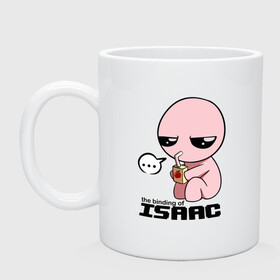 Кружка керамическая с принтом Hero The binding of isaac в городе Новоалтайск, керамика | объем — 330 мл, диаметр — 80 мм. Принт наносится на бока кружки, можно сделать два разных изображения | binding | hero | isaac | main | герой | главный | исаак