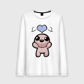 Мужской лонгслив хлопок с принтом The binding of isaac Hero в городе Новоалтайск, 100% хлопок |  | binding | hero | isaac | main | герой | главный | исаак