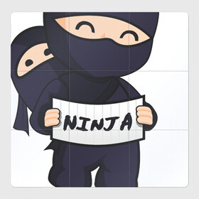 Магнитный плакат 3Х3 Ниндзя: в городе Новоалтайск, Полимерный материал с магнитным слоем | 9 деталей размером 9*9 см | защита | мило | нападение | ниндзя | скрытый