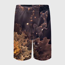Детские спортивные шорты 3D с принтом КосмиЧеский Цветок в городе Новоалтайск,  100% полиэстер
 | пояс оформлен широкой мягкой резинкой, ткань тянется
 | космический цветок | космос | цветок