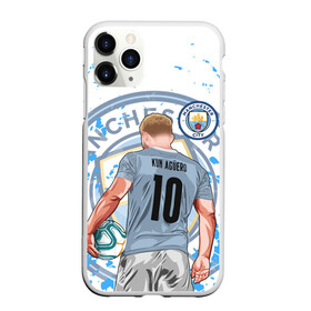 Чехол для iPhone 11 Pro матовый с принтом СЕРХИО АГУЭРО SERGIO AGUERO в городе Новоалтайск, Силикон |  | football | manchester city | sergio leonel aguero del castillo | sport | манчестер сити | сборная аргентины. | спорт | футбол