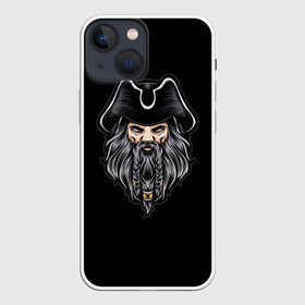 Чехол для iPhone 13 mini с принтом Морской Капитан Чёрная Борода в городе Новоалтайск,  |  | грабитель | злодей | капитан | пират | пираты | разбойник