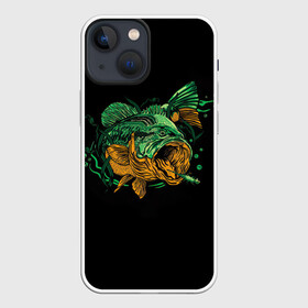 Чехол для iPhone 13 mini с принтом От Рыбака Не Скрыться в городе Новоалтайск,  |  | ловля рыбы | рыбак | рыбалка | рыбная ловля | рыболовство | рыбы