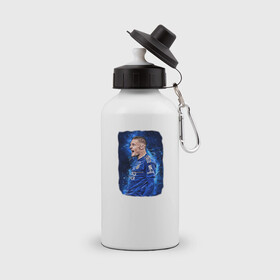Бутылка спортивная с принтом Джейми Варди Jamie Vardy в городе Новоалтайск, металл | емкость — 500 мл, в комплекте две пластиковые крышки и карабин для крепления | jamie vardy | king power | lester city | англия | британия | джейми варди | известные личности | лестер сити | мужчинам | спорт | спортсмены | футбол | футболист | хобби | эмоции