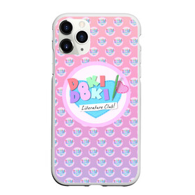 Чехол для iPhone 11 Pro матовый с принтом Doki Doki Literature Club Лого паттерн (Z) в городе Новоалтайск, Силикон |  | Тематика изображения на принте: doki doki | doki doki literature club | monika | natsuki | sayori | team salvato | yuri | доки | доки доки | литературный клуб | моника | нацуки | саёри | юри