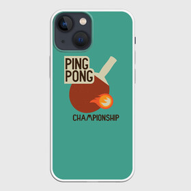 Чехол для iPhone 13 mini с принтом ping pong в городе Новоалтайск,  |  | Тематика изображения на принте: ping pong | sport | tennis | настольный теннис | пинг понг | ракетка | спорт | теннис
