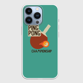 Чехол для iPhone 13 Pro с принтом ping pong в городе Новоалтайск,  |  | Тематика изображения на принте: ping pong | sport | tennis | настольный теннис | пинг понг | ракетка | спорт | теннис