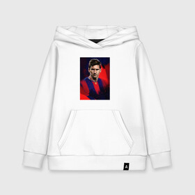 Детская толстовка хлопок с принтом Messi - The Best в городе Новоалтайск, 100% хлопок | Круглый горловой вырез, эластичные манжеты, пояс, капюшен | argentina | barca | barcelona | football | lionel | messi | spain | sport | аргентина | барса | барселона | гол | золотой мяч | игрок | испания | камп ноу | лионель | месси | мяч | спорт | тренер | футбол | чемпион |