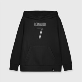 Детская толстовка хлопок с принтом Ronaldo 7 номер на груди в городе Новоалтайск, 100% хлопок | Круглый горловой вырез, эластичные манжеты, пояс, капюшен | 7 | champion | cr7 | cristiano ronaldo | fifa | football | football club | juventus | soccer | uefa | игра | криштиану роналду | лига чемпионов | реал мадрид | сборная португалии | спорт | уефа | фифа | фк | футбол | футболь