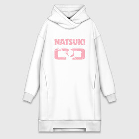 Платье-худи хлопок с принтом NATSUKI | Doki Doki (Z) в городе Новоалтайск,  |  | doki doki | doki doki literature club | monika | natsuki | sayori | team salvato | yuri | доки | доки доки | литературный клуб | моника | натсуки | нацуки | саёри | юри