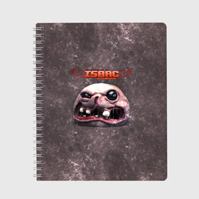 Тетрадь с принтом The Binding of Isaac | ГОЛОВА (Z) в городе Новоалтайск, 100% бумага | 48 листов, плотность листов — 60 г/м2, плотность картонной обложки — 250 г/м2. Листы скреплены сбоку удобной пружинной спиралью. Уголки страниц и обложки скругленные. Цвет линий — светло-серый
 | binding isaac | binding of isaac | the binding of isaac | голос бога | жертвоприношение исаака | исаак | компьютерная игра | маленький исаак