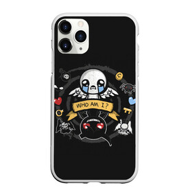 Чехол для iPhone 11 Pro Max матовый с принтом Who am i в городе Новоалтайск, Силикон |  | Тематика изображения на принте: binding | game | games | hell | isaac | the binding of isaac | ад | жертвоприношение исаака | игра | игры | исаак