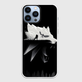 Чехол для iPhone 13 Pro Max с принтом Геральт на охоте в городе Новоалтайск,  |  | game | games | witcher | ведьмак | геральт | игра | игры | йеннифер | магия | сапковский | трисс | фентази