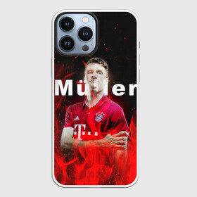 Чехол для iPhone 13 Pro Max с принтом ТОМАС МЮЛЛЕР   THOMAS MULLER в городе Новоалтайск,  |  | bayern | football | sport | thomas muller | uefa. | бавария | спорт | томас мюллер | уефа | футбол