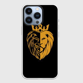 Чехол для iPhone 13 Pro с принтом Король Лев в городе Новоалтайск,  |  | golden lion | голова льва | король африки | король леса | лев | лев (корона на голове) | лев царь зверей | царь зверей