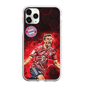 Чехол для iPhone 11 Pro Max матовый с принтом ТОМАС МЮЛЛЕР / БАВАРИЯ в городе Новоалтайск, Силикон |  | bayern | football | sport | thomas muller | uefa. | бавария | спорт | томас мюллер | уефа | футбол