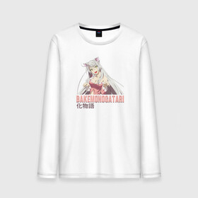 Мужской лонгслив хлопок с принтом Bakemonogatari в городе Новоалтайск, 100% хлопок |  | bakemonogatari | hitagi | monogatari | senjougahara | истории монстров | сэндзёгахара | хитаги | цикл историй