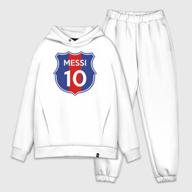 Мужской костюм хлопок OVERSIZE с принтом Lionel Messi 10 эмблема с флагом в городе Новоалтайск,  |  | argentina | barca | barcelona | fc barcelona | lionel messi | spain | sport | uefa | аргентина | барса | барселона | золотой мяч | игрок | испания | камп ноу | лео месси | лионель месси | мяч | спорт | тренер | уефа 