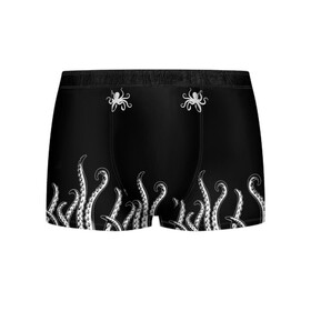 Мужские трусы 3D с принтом Octopus Щупальца в городе Новоалтайск, 50% хлопок, 50% полиэстер | классическая посадка, на поясе мягкая тканевая резинка | animal | beast | kraken | ocean | octopus | sea | ship | water | вода | животные | звери | корабль | кракен | море | океан | осьминог | рыбы | щупальца