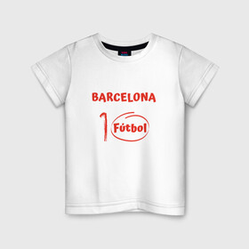 Детская футболка хлопок с принтом Barcelona 10 в городе Новоалтайск, 100% хлопок | круглый вырез горловины, полуприлегающий силуэт, длина до линии бедер | Тематика изображения на принте: argentina | barca | barcelona | football | lionel | messi | spain | sport | аргентина | барса | барселона | гол | золотой мяч | игрок | испания | камп ноу | лионель | месси | мяч | спорт | тренер | футбол | чемпион |