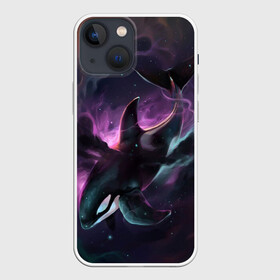 Чехол для iPhone 13 mini с принтом касатка в городе Новоалтайск,  |  | orca | sea | sea animal | дельфин | касатка | кит | космос | море | океан | рисунок кита