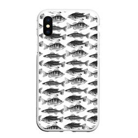 Чехол для iPhone XS Max матовый с принтом рыбки в городе Новоалтайск, Силикон | Область печати: задняя сторона чехла, без боковых панелей | ocean | sea | киты | море | морской принт | морской фон | океан | паттерн | рыбы | текстуры