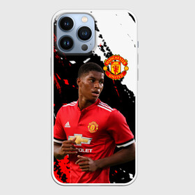 Чехол для iPhone 13 Pro Max с принтом Manchester United: Рашфорд. в городе Новоалтайск,  |  | Тематика изображения на принте: fc | fcmu | football | football club | manchester united | marcus rashford | red devils | sport | красные дьяволы | манчестер юнайтед | маркус рашфорд | спорт | фк | фкмю | футбол | футбольный клуб
