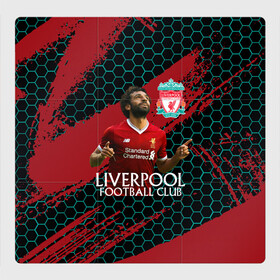 Магнитный плакат 3Х3 с принтом Liverpool Мохамед Салах в городе Новоалтайск, Полимерный материал с магнитным слоем | 9 деталей размером 9*9 см | lfc | liverpool | mohamed salah | sport | ynwa | ливерпуль | лфк | мохамед салах | спорт