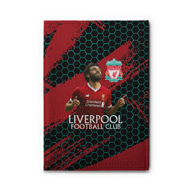 Обложка для автодокументов с принтом Liverpool: Мохамед Салах. в городе Новоалтайск, натуральная кожа |  размер 19,9*13 см; внутри 4 больших “конверта” для документов и один маленький отдел — туда идеально встанут права | lfc | liverpool | mohamed salah | sport | ynwa | ливерпуль | лфк | мохамед салах | спорт