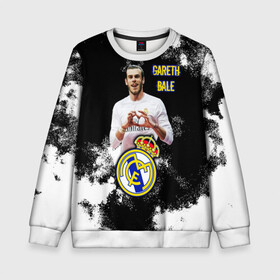 Детский свитшот 3D с принтом Гарет Бэйл/Gareth Bale в городе Новоалтайск, 100% полиэстер | свободная посадка, прямой крой, мягкая тканевая резинка на рукавах и понизу свитшота | fly emirates | football | gareth bale | real madrid | sport | tottenham | бэйл гарет | известные личности | испания | мужчинам | реал мадрид | спорт | спортсмены | тоттенхэм хотспур | уэльс | футболист | хобби