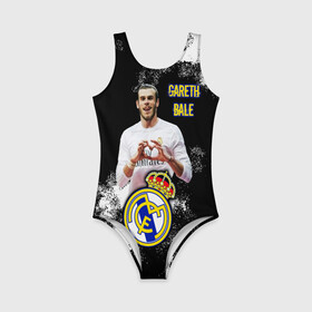 Детский купальник 3D с принтом Гарет Бэйл/Gareth Bale в городе Новоалтайск, Полиэстер 85%, Спандекс 15% | Слитный крой, подклад по переду изделия, узкие бретели | fly emirates | football | gareth bale | real madrid | sport | tottenham | бэйл гарет | известные личности | испания | мужчинам | реал мадрид | спорт | спортсмены | тоттенхэм хотспур | уэльс | футболист | хобби