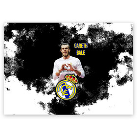 Поздравительная открытка с принтом Гарет Бэйл Gareth Bale в городе Новоалтайск, 100% бумага | плотность бумаги 280 г/м2, матовая, на обратной стороне линовка и место для марки
 | Тематика изображения на принте: fly emirates | football | gareth bale | real madrid | sport | tottenham | бэйл гарет | известные личности | испания | мужчинам | реал мадрид | спорт | спортсмены | тоттенхэм хотспур | уэльс | футболист | хобби