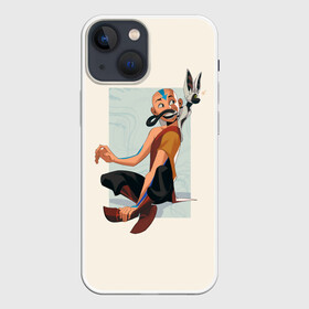 Чехол для iPhone 13 mini с принтом Aang avatar в городе Новоалтайск,  |  | Тематика изображения на принте: aang | appa | avatar | avatar the last airbender | azula | iroh | katara | momo | sokka | toph | zuko | аанг | аватар | аватар легенда об аанге | азула | дядя айро | зуко | катара | сокка | тоф