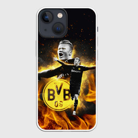 Чехол для iPhone 13 mini с принтом ЭРЛИНГ ХОЛАНД   ERLING HAALAND в городе Новоалтайск,  |  | borussia | erling braut haaland | football | sport | uefa | боруссия | сборная норвегии. | спорт | уефа | футбол | эрлинг холанд