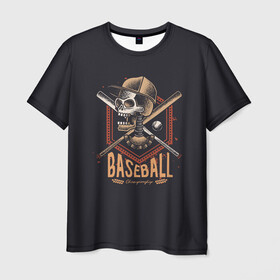 Мужская футболка 3D с принтом BASEBALL в городе Новоалтайск, 100% полиэфир | прямой крой, круглый вырез горловины, длина до линии бедер | a game | ball | baseball | baseball championship | baseball club | baseball league | bat | competition | sport | team | бейсбол | бейсбольная бита | бейсбольная лига | бейсбольный клуб | бита | игра | мяч | соревнования | спорт | чемпионат по бе