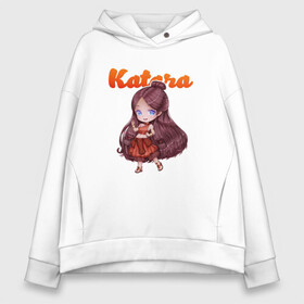 Женское худи Oversize хлопок с принтом Katara (Fire) в городе Новоалтайск, френч-терри — 70% хлопок, 30% полиэстер. Мягкий теплый начес внутри —100% хлопок | боковые карманы, эластичные манжеты и нижняя кромка, капюшон на магнитной кнопке | Тематика изображения на принте: aang | appa | avatar | avatar the last airbender | azula | iroh | katara | momo | sokka | toph | zuko | аанг | аватар | аватар легенда об аанге | азула | дядя айро | зуко | катара | сокка | тоф