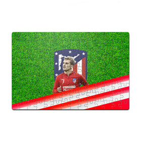 Головоломка Пазл магнитный 126 элементов с принтом Антуан Гризманн | Antoine Griezmann (+спина) (Z) в городе Новоалтайск, полимерный материал с магнитным слоем | 126 деталей, размер изделия —  180*270 мм | antoine griezmann | антуан гризманн | атлетико | барса | барселона | гризман | реал сосьедад | сборная франции