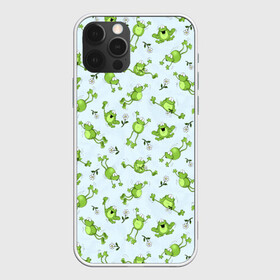 Чехол для iPhone 12 Pro Max с принтом Веселые лягушки в городе Новоалтайск, Силикон |  | веселая лягушка | лягушка | лягушки | ромашки