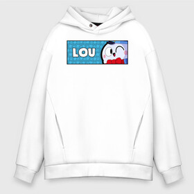 Мужское худи Oversize хлопок с принтом LOU (ПЛАШКА) в городе Новоалтайск, френч-терри — 70% хлопок, 30% полиэстер. Мягкий теплый начес внутри —100% хлопок | боковые карманы, эластичные манжеты и нижняя кромка, капюшон на магнитной кнопке | android | brawl | brawl stars | clash | game | lou | stars | андроид | игра | мобильные игры