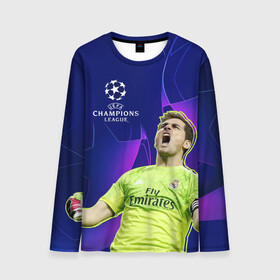 Мужской лонгслив 3D с принтом Iker Casillas в городе Новоалтайск, 100% полиэстер | длинные рукава, круглый вырез горловины, полуприлегающий силуэт | casillas | football | iker | iker casillas | porto | real | real madrid | vdkarsvet | икер | икер касильяс | касильяс | потру | реал | реал мадрид | футбол