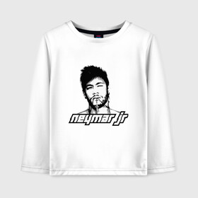 Детский лонгслив хлопок с принтом Neymar Jr. в городе Новоалтайск, 100% хлопок | круглый вырез горловины, полуприлегающий силуэт, длина до линии бедер | brasil | brazil | football | france | neymar | psg | sport | бразилия | гол | кубок | мяч | неймар | псж | спорт | франция | футбол | футболист | чемпион