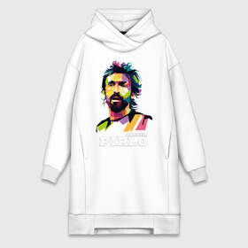 Платье-худи хлопок с принтом Андреа Пирло в городе Новоалтайск,  |  | andrea pirlo | fc juventus | андреа пирло | итальянский | тренер | фк ювентус | футболист