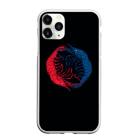 Чехол для iPhone 11 Pro матовый с принтом Marine Dualism в городе Новоалтайск, Силикон |  | blue | crustacean | darkness | dualism | evil | good | light | marine | ocean | red | sea | shrimp | water | yang | yin | вода | добро | дуализм | зло | инь | красный | креветки | море | морские | обитатели | океан | ракообразное | св